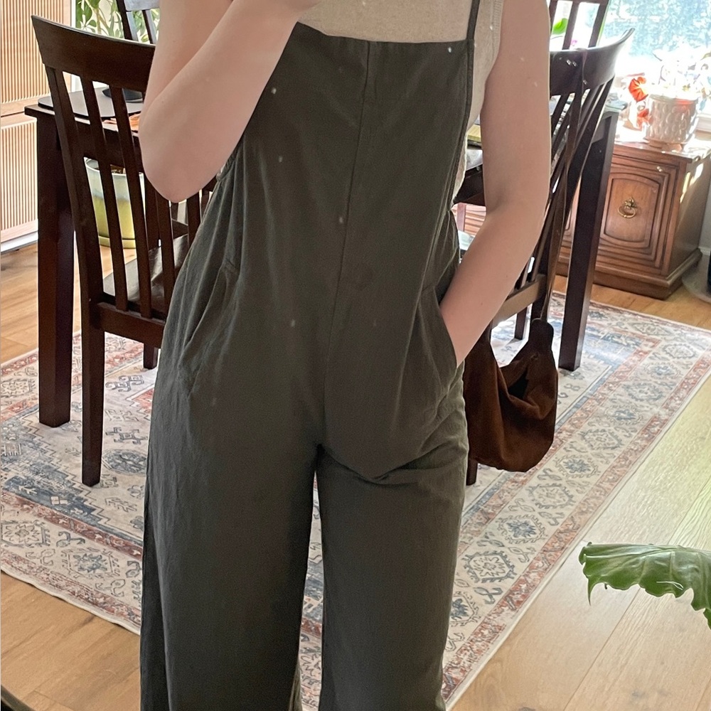 Olive Green Jumpsuit